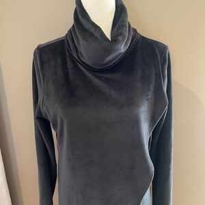 G by Giuliana Black Label Velour Cross Maxi Top, grunge, whimsy goth, Size M